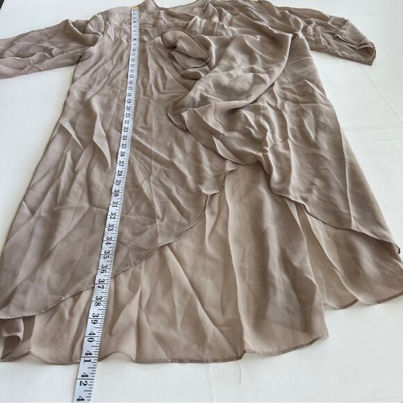 New JJ’s HOUSE Chiffon 1/2 Sleeve Special Occasion Open Cardigan Wrap Kimono 20W - Picture 4 of 6